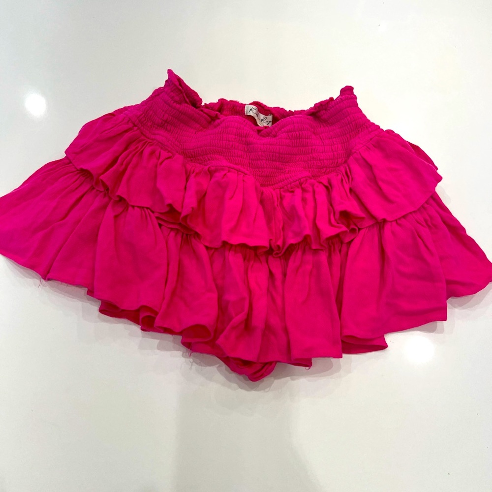Rock n rags tiered skort